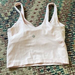 Size 2, Lululemon Align Tank, Strawberry Milkshake, Lightly Used
